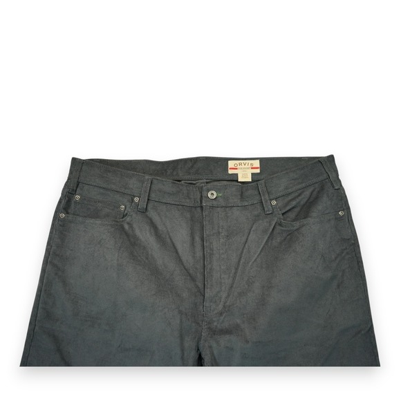 NWOT Orvis 5 Pocket Twill Jeans Stretch Gray Size 42x32 ~ Men's - Picture 3 of 6